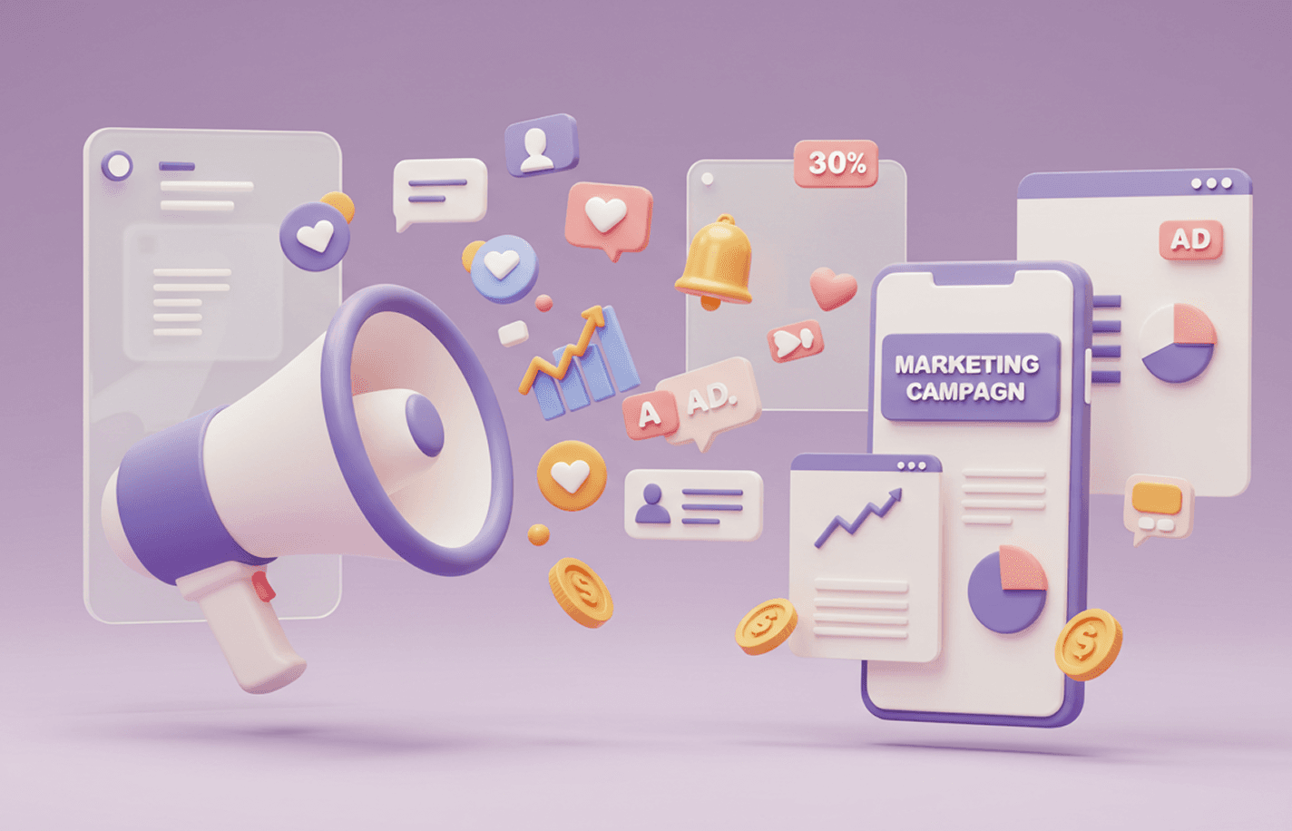 Marketing category illustration