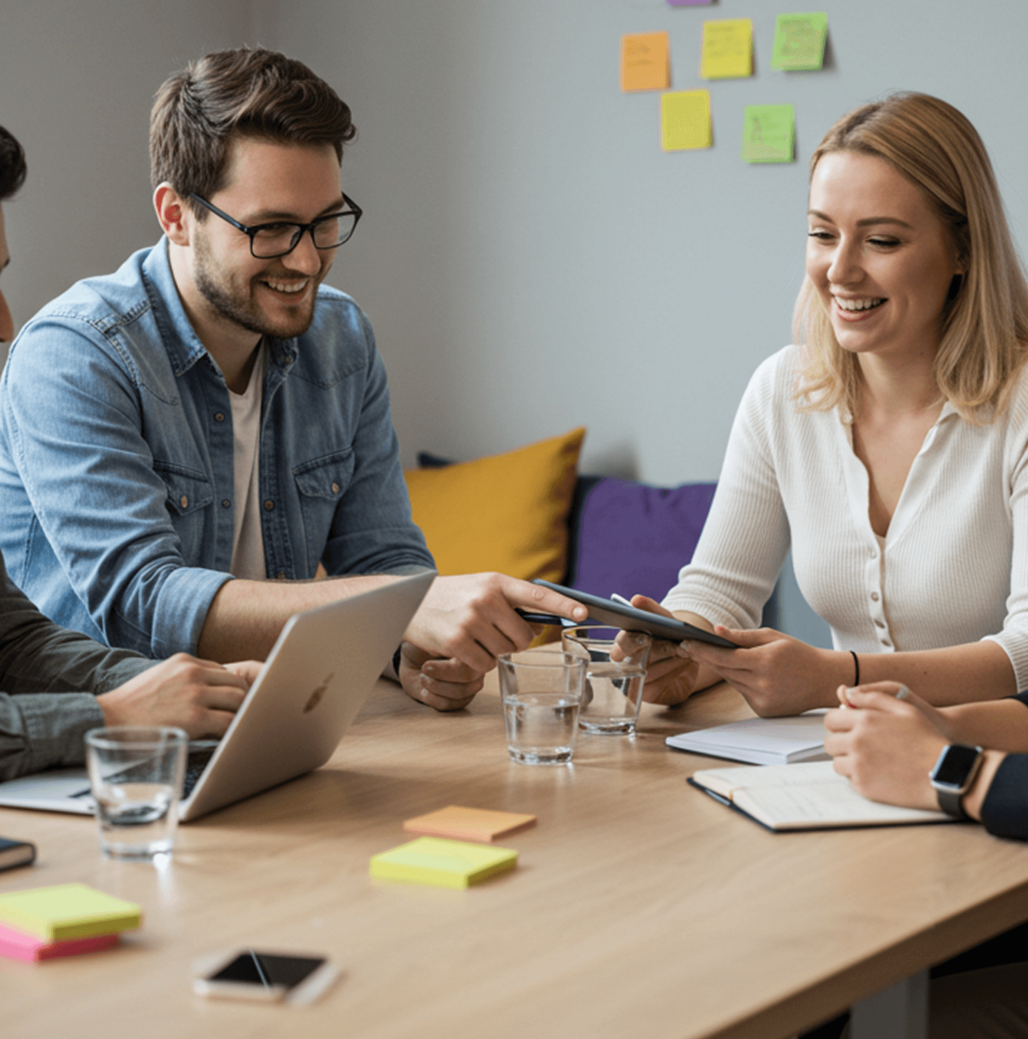 Business professionals meeting